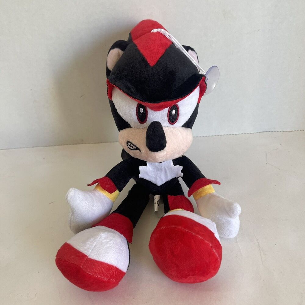 Sonic the Hedgehog Shadow Plush Doll Stuffed Animal Suction Cup Toy Sega Movie
